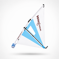 PADDLE SAIL BASIC variant - BLUE/WHITE