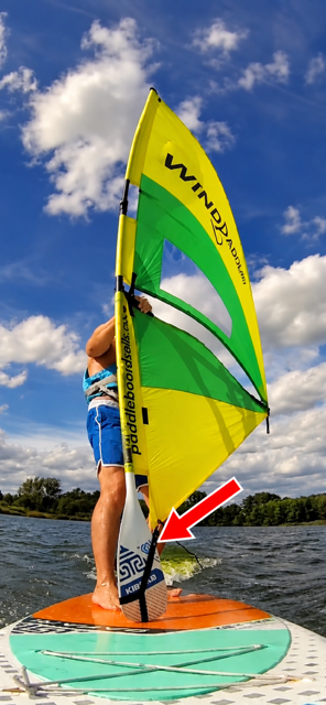 PADDLE SAIL - systém připravený k použití s vaším vlastním kompatibilním pádlem