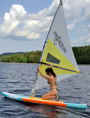 BASIC Paddle Sail - YELLOW/WHITE