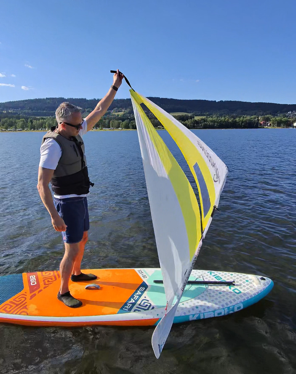 BASIC Paddle Sail - YELLOW/WHITE